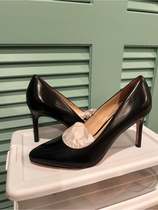 Cole Haan Shoes - Cole Haan Black Leather Pointed-Toe Stiletto Pumps
